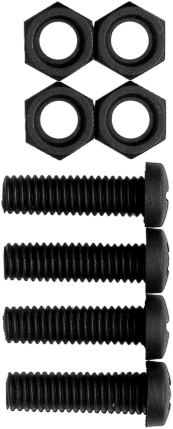 Cruiser Accessories Fasteners, Metric-Nylon, Black