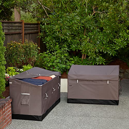 Classic Accessories Ravenna Water-Resistant 133 Gallon Deck Box, outdoor storage box