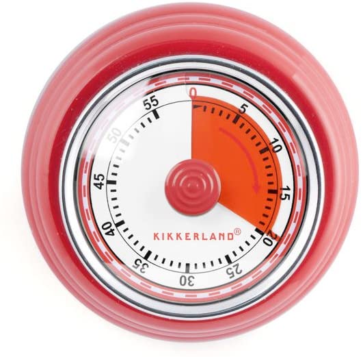 MAGNETIC KITCHEN TIMER RED
