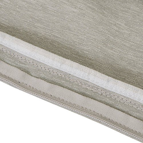 Classic Accessories Montlake FadeSafe Water-Resistant 54 x 18 x 3 Inch Outdoor Bench/Settee Cushion Slip Cover, Patio Furniture Swing Cushion Cover, Heather Grey, Patio Furniture Cushion Covers
