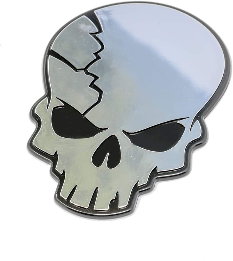 3d-Cals Skull, Chrome/Black