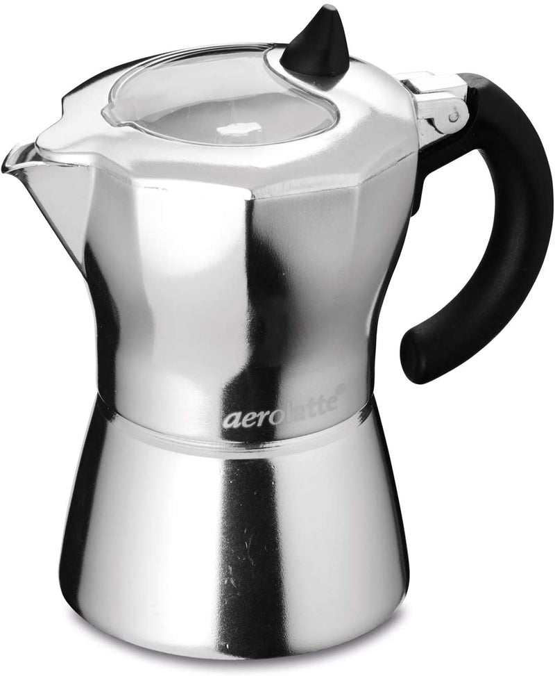 Aerolatte Moka Stovetop Espresso Pot Coffee Maker, 9 Cup Capacity