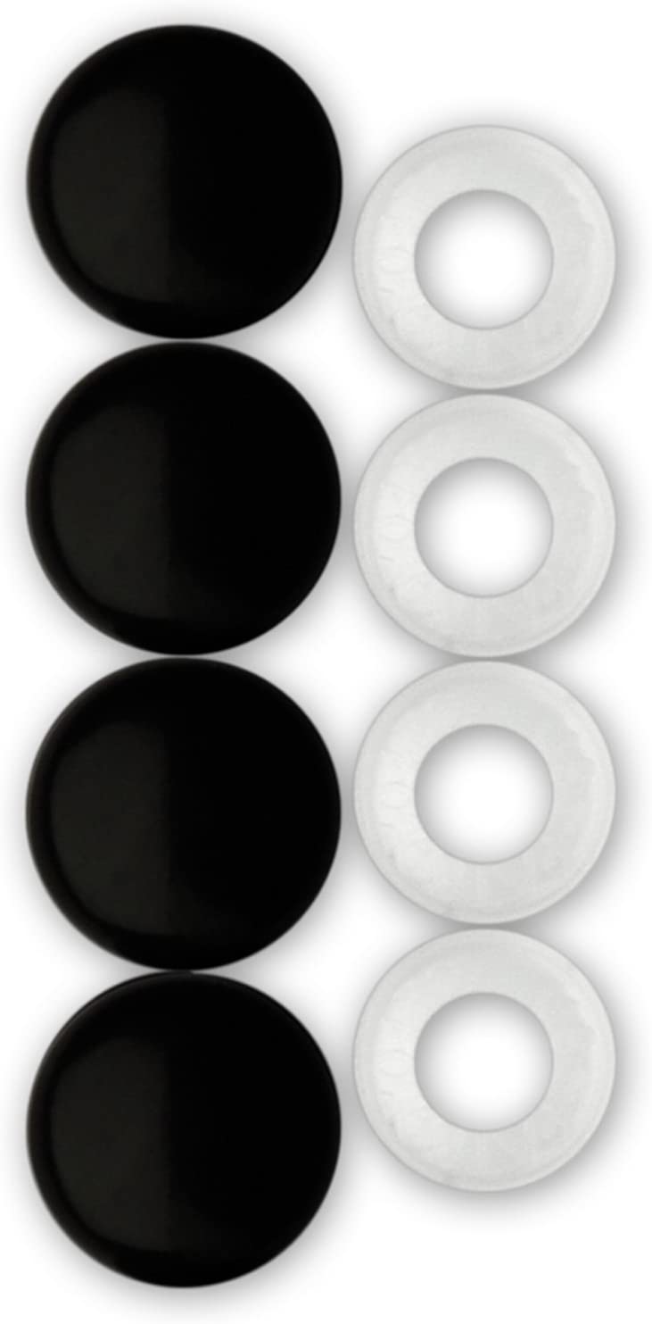 Cruiser Accessories Fastener Caps, Black