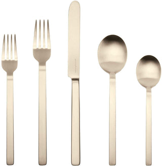 5 Pcs Place Setting STILE ICE CHAMPAGNE