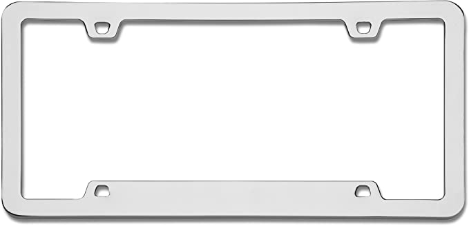 Cruiser Accessories 15130 Neo Sport License Plate Frame, Chrome