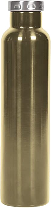 FIFTY/FIFTY Seven/Fifty 750mL / 25oz Wine Growler - Champagne Gold