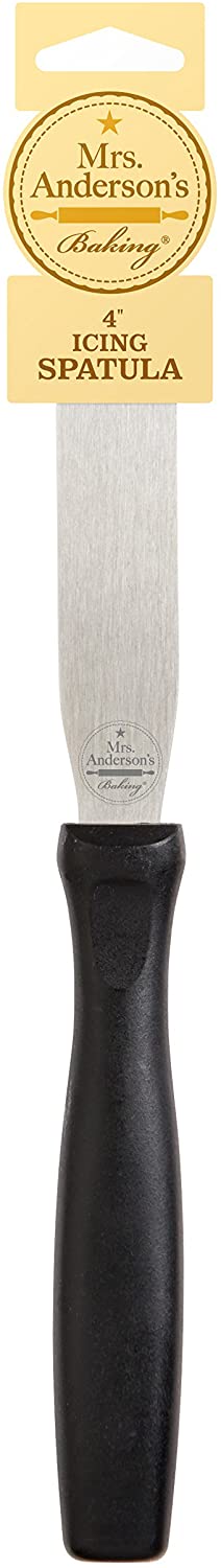 Mrs. Anderson’s Baking Flexible Icing and Cake Decorating Spatula, Japanese Stainless Steel, 4-Inches