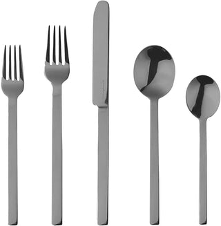 5 Pcs Place Setting STILE ORO NERO