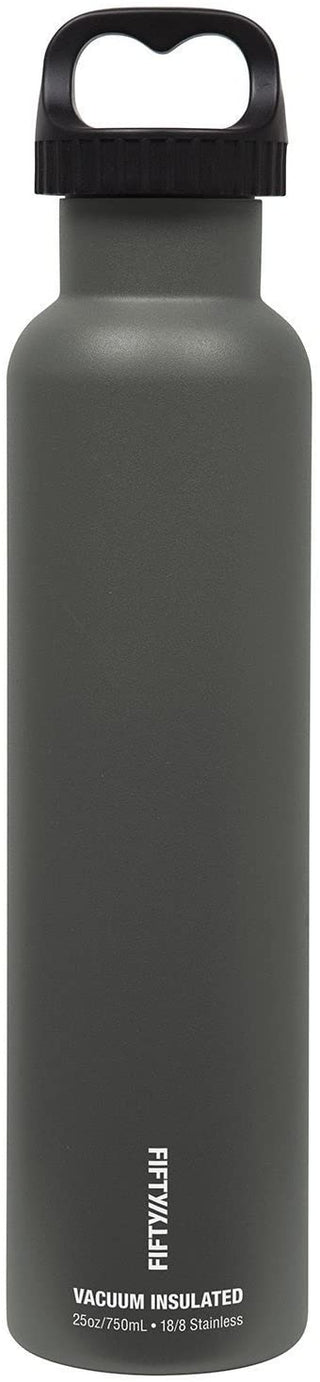 FIFTY/FIFTY 25oz Double-Wall Vacuum-Insulated Sport Bottle - Slate Grey