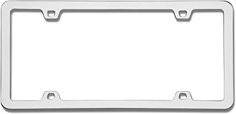 Cruiser Accessories 15030 Neo License Plate Frame, Chrome