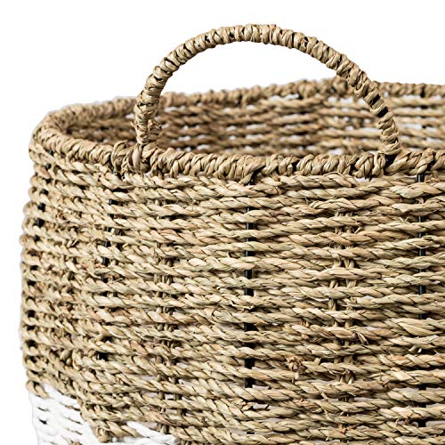 Honey-Can-Do STO-08399 Baskets, Natural, White
