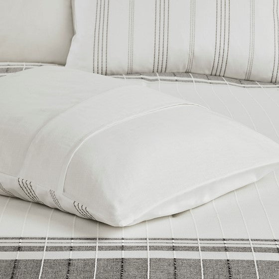 Morgan 6 Piece Cotton Jacquard Oversized Comforter Set