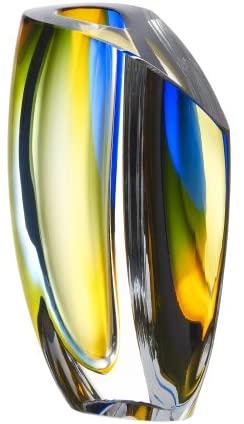 Kosta Boda Mirage Vase (blue amber, large)