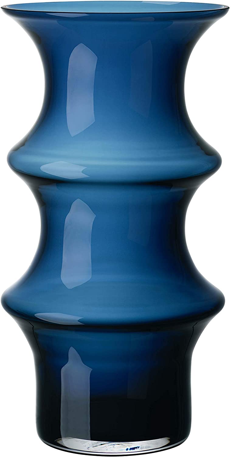 Kosta Boda Pagod Large Vase (petrol)