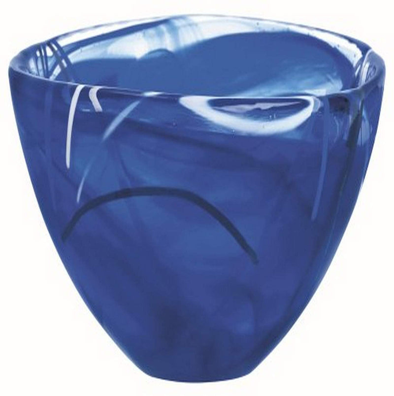 Kosta Boda Contrast Bowl (blue, small)