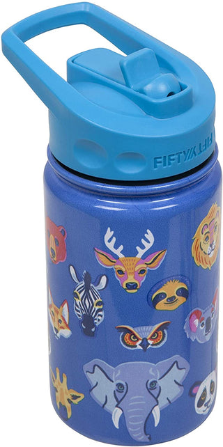 FIFTY/FIFTY 12oz Kids Bottle with Straw Cap - Animal Print Bottle W/Straw Cap product image 2