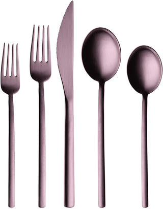 20 PC FLATWARE SET DUE ICE BRONZE