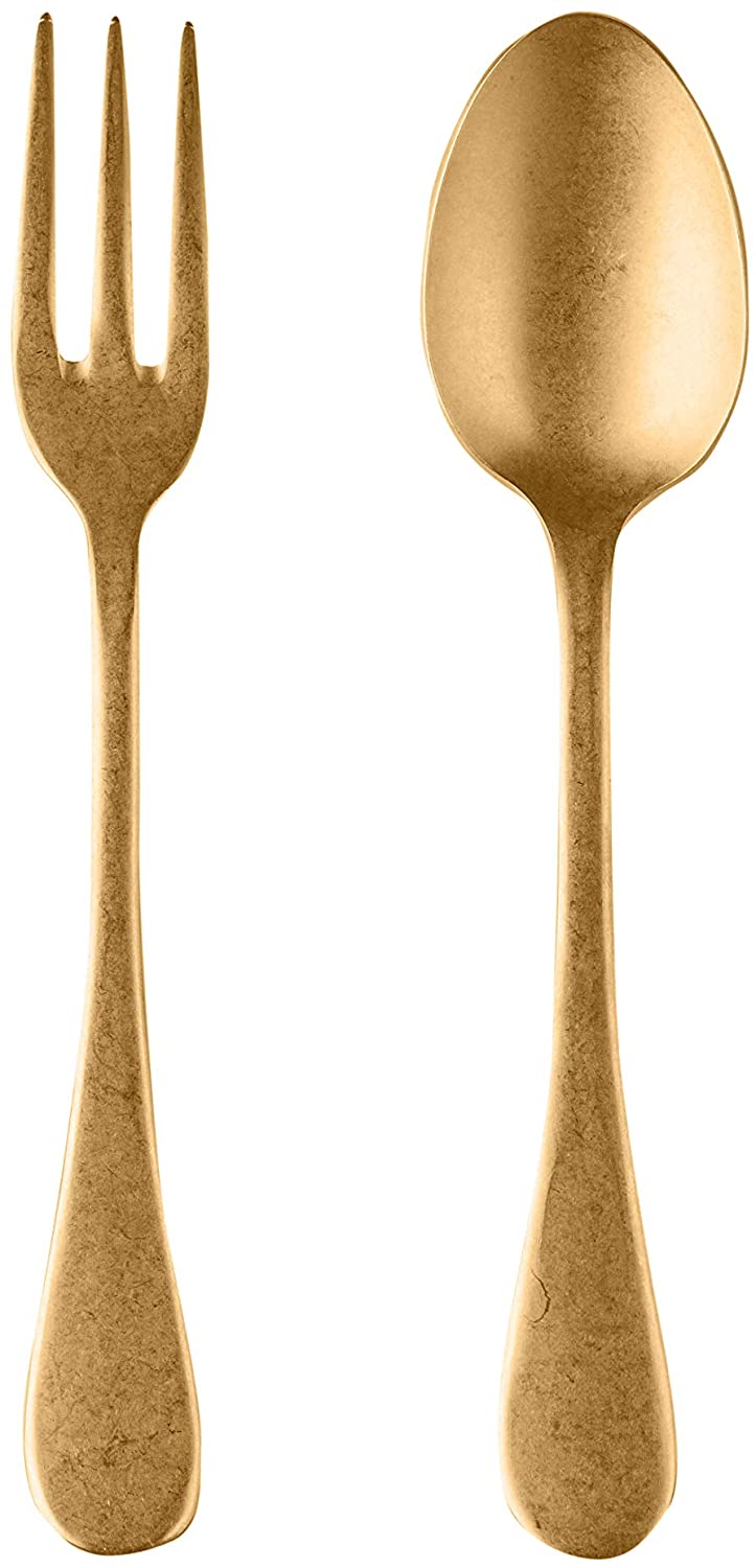 Serving Set (Fork and Spoon) VINTAGE ORO