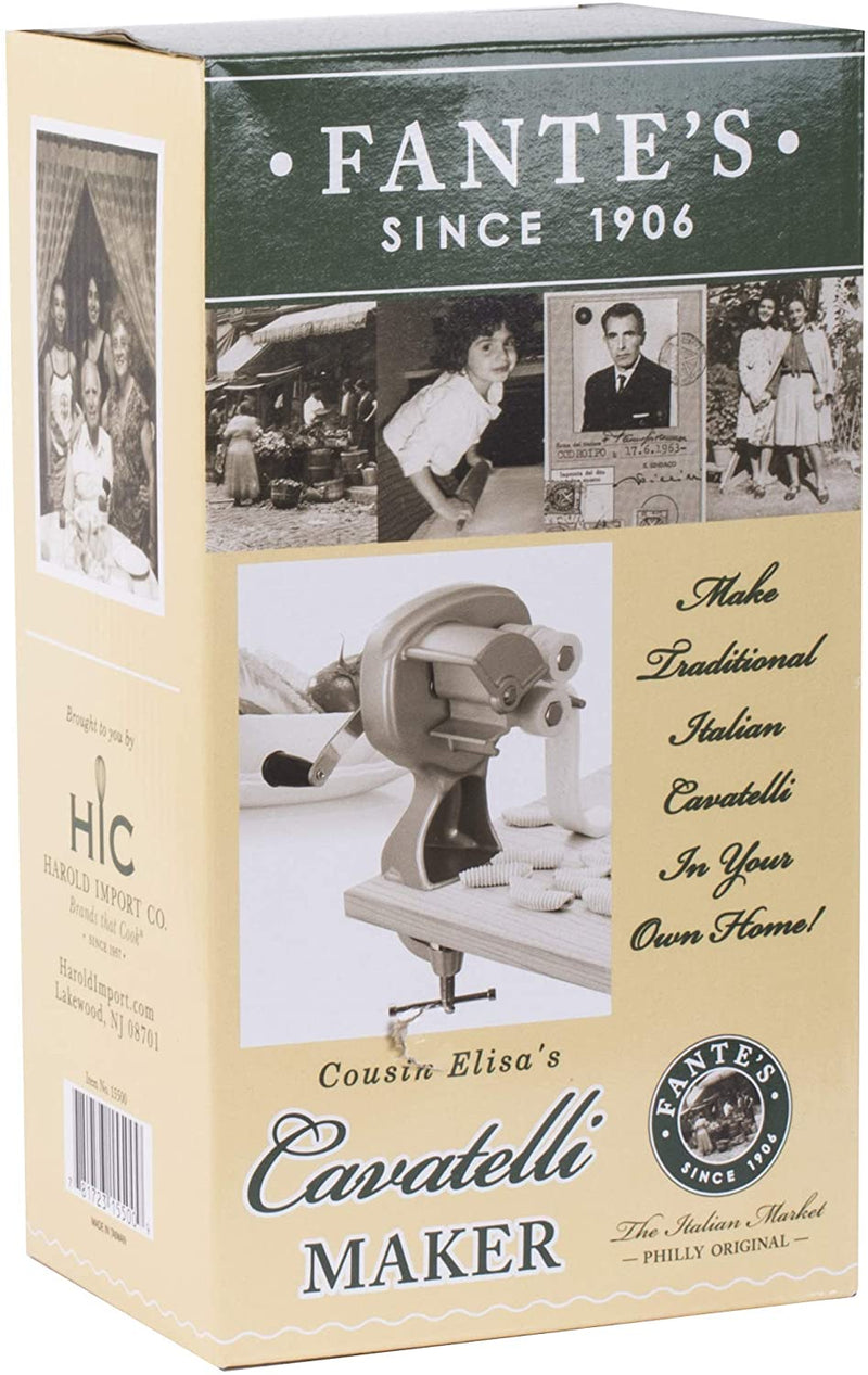 Fantes Cavatelli Maker Machine for Authentic Italian Pasta, The Italian Market Original since 1906