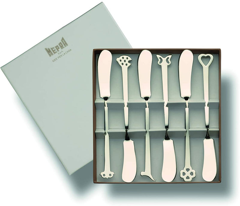 GIFT BOX 6 PCS BUTTER SPREADERS   EVENTO