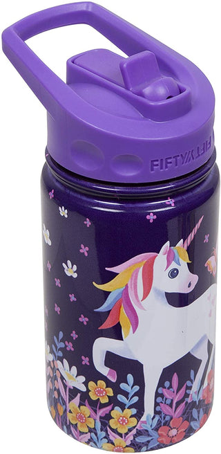 FIFTY/FIFTY 12oz Kids Bottle with Straw Cap - Unicorn Print Bottle W/Straw Cap product image 2