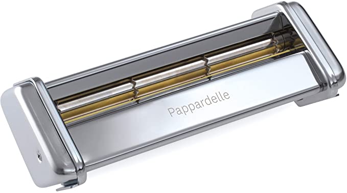 Marcato Pappardelle Cutter Attachment, Made in Italy, Works with Atlas 150 Pasta Machine, 7 x 2.75