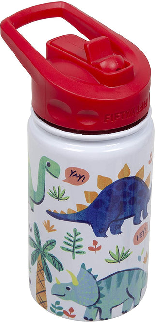 FIFTY/FIFTY 12oz Kids Bottle with Straw Cap - Dino Print Bottle W/Straw Cap product image 2