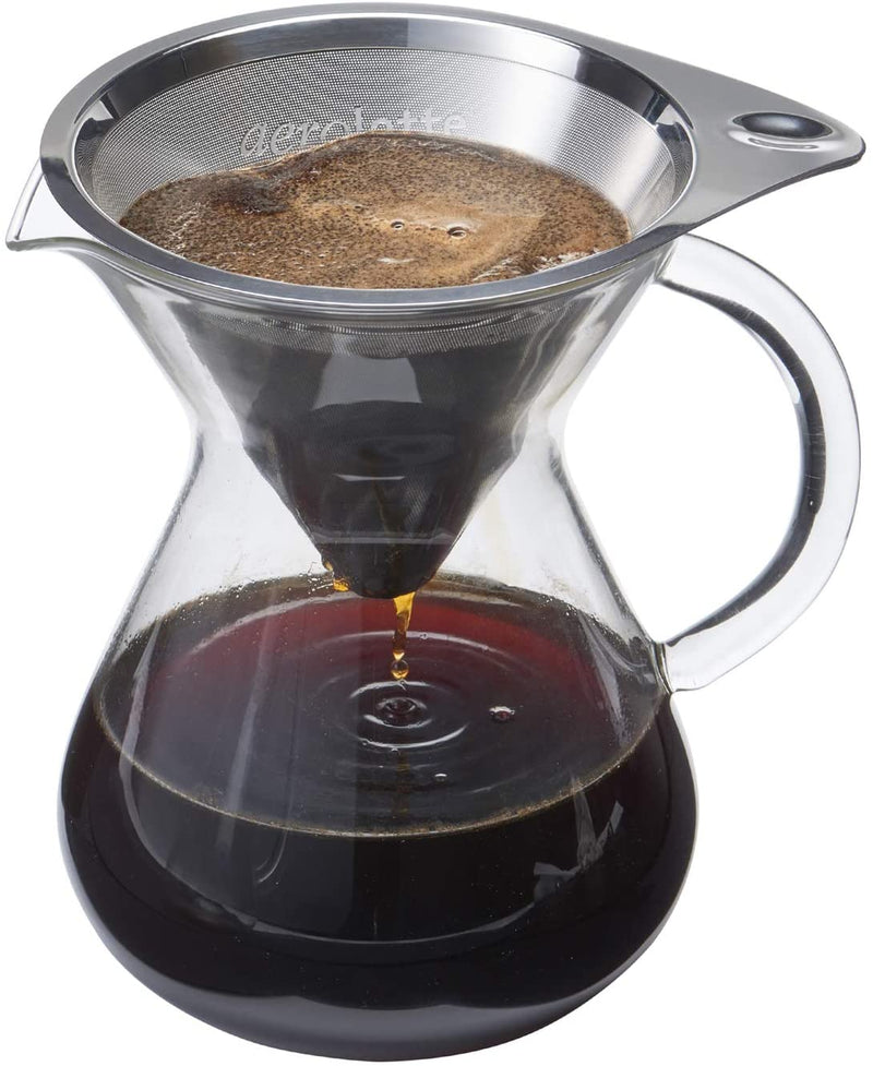 Aerolatte Drip Coffee Brewer with Microfilter, 2-Servings, 12-Ounce Capacity