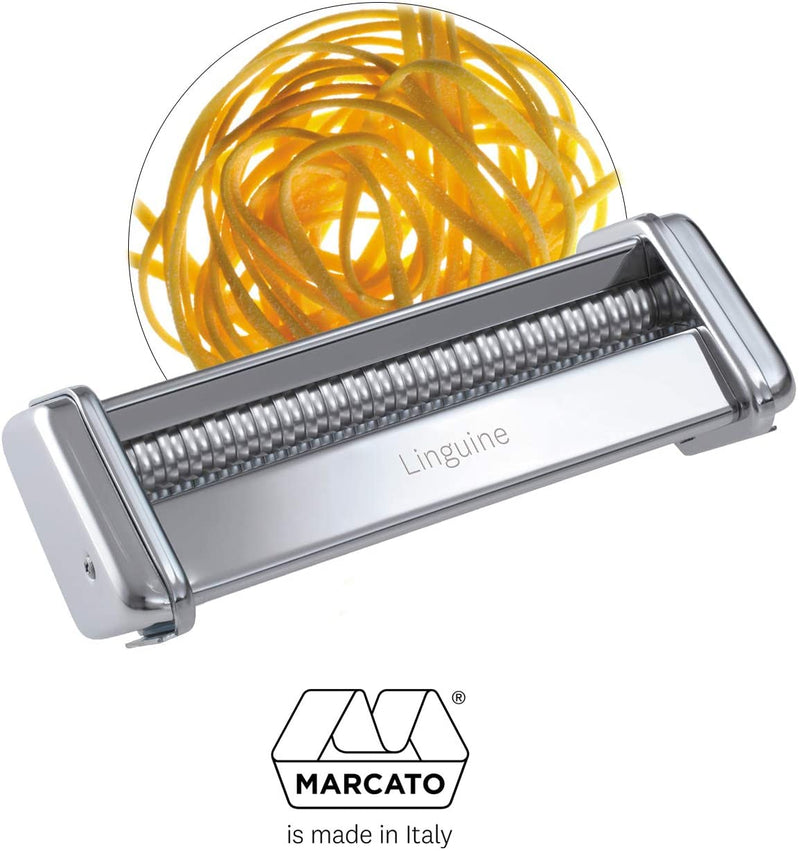 Marcato Linguine Cutter Attachment, Made in Italy, Works with Atlas 150 Pasta Machine, 7 x 2.75-Inches