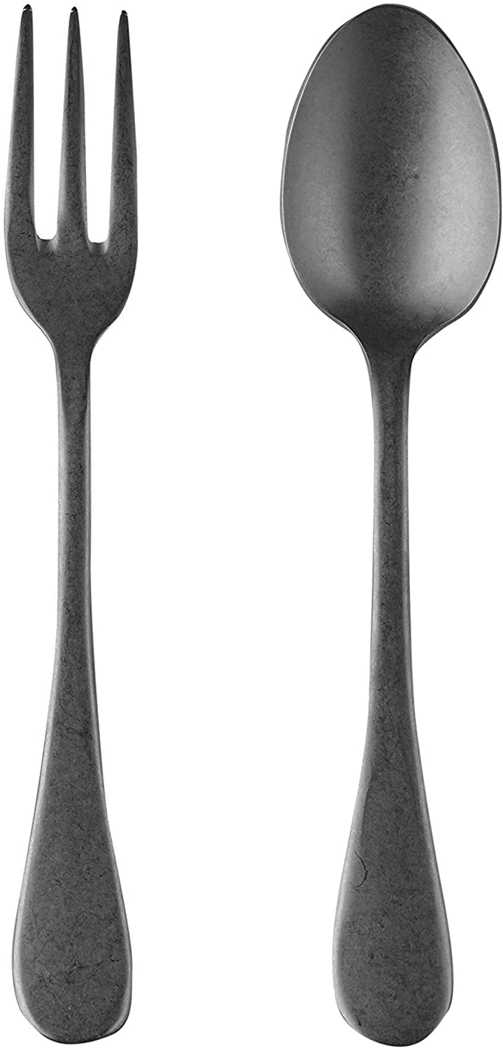 Serving Set (Fork and Spoon) VINTAGE ORO NERO