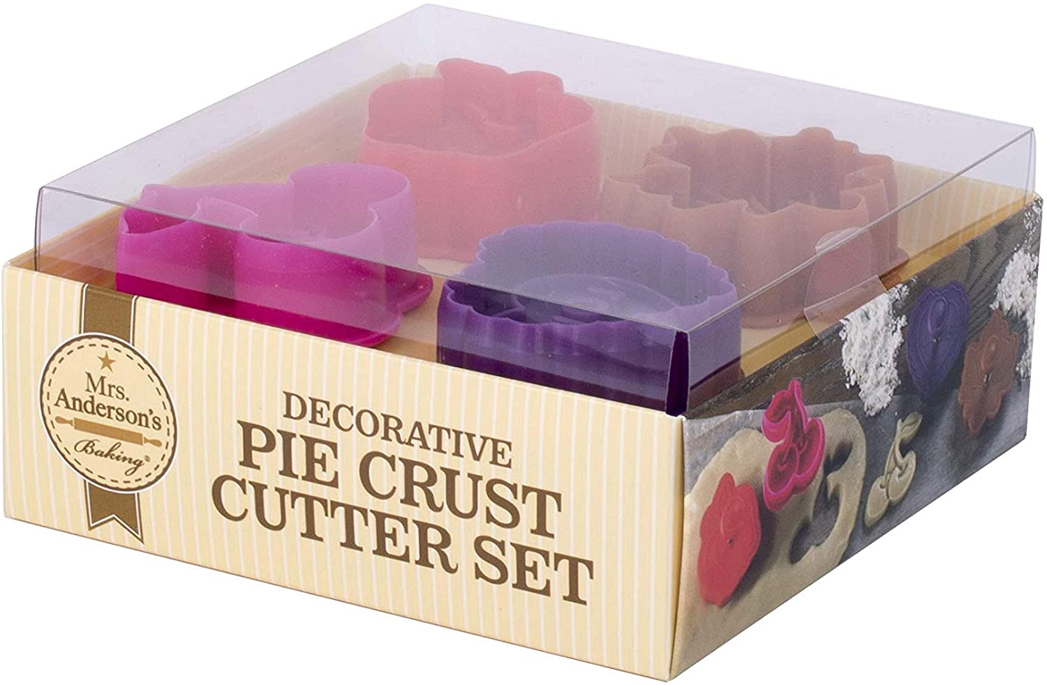 Mrs. Anderson's Baking Pie Crust Cutters 4 pack