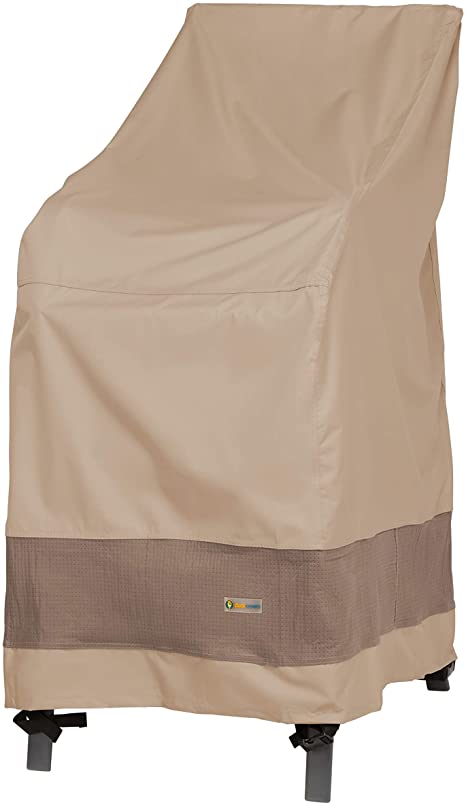 Duck Covers Elegant Waterproof 28 Inch W Stackable Patio Chair Cover