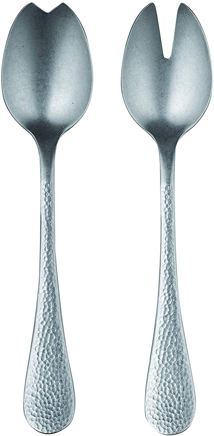 Salad Servers (Fork and Spoon) EPOQUE PEWTER