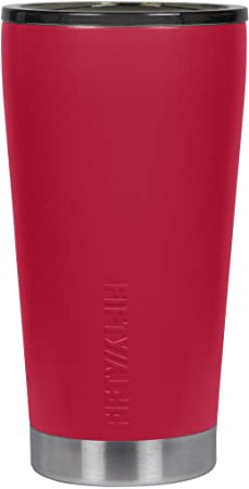 FIFTY/FIFTY 16oz Insulated Travel Tumbler with Smoke Cap - Cherry Red Tumbler with Smoke Cap