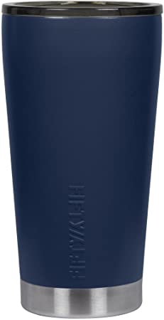 FIFTY/FIFTY 16oz Insulated Travel Tumbler with Smoke Cap - Navy Blue Tumbler with Smoke Cap