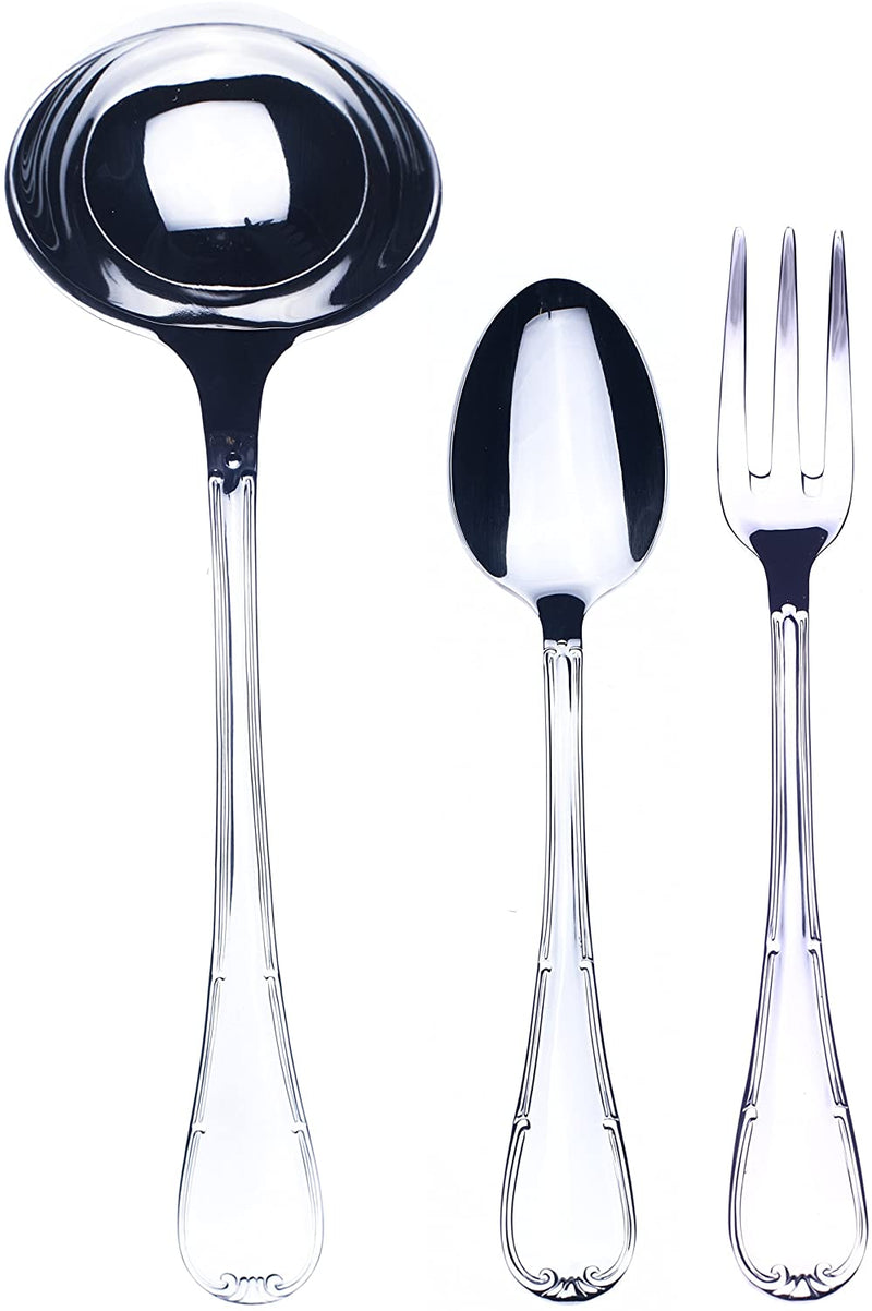3 Pcs Serving Set (Fork Spoon and Ladle) RAFFAELLO