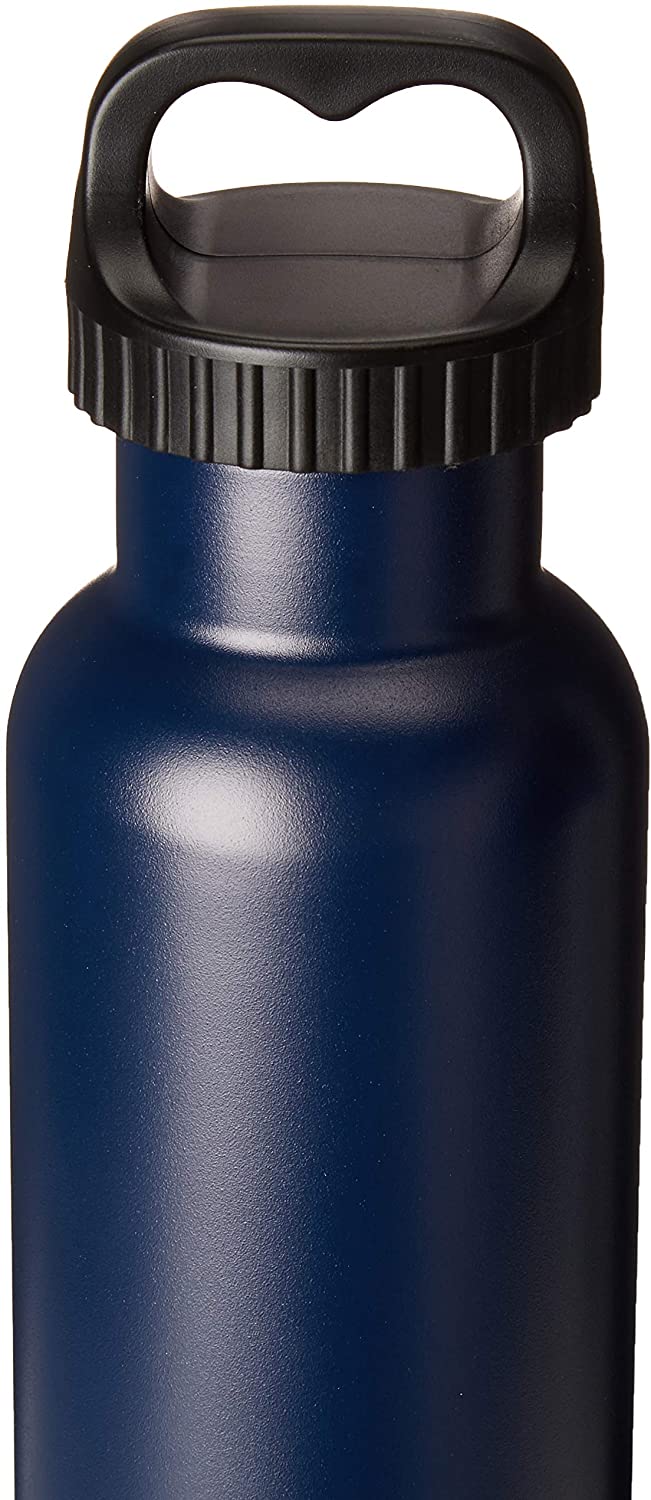 FIFTY/FIFTY 25oz Double Wall Vacuum Insulated Sport Water Bottle, Navy Blue