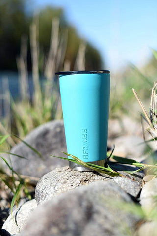 FIFTY/FIFTY 20oz Insulated Travel Tumbler with Smoke Cap - Coral Tumbler with Smoke Cap product image 2