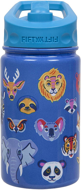 FIFTY/FIFTY 12oz Kids Bottle with Straw Cap - Animal Print Bottle W/Straw Cap product image 3