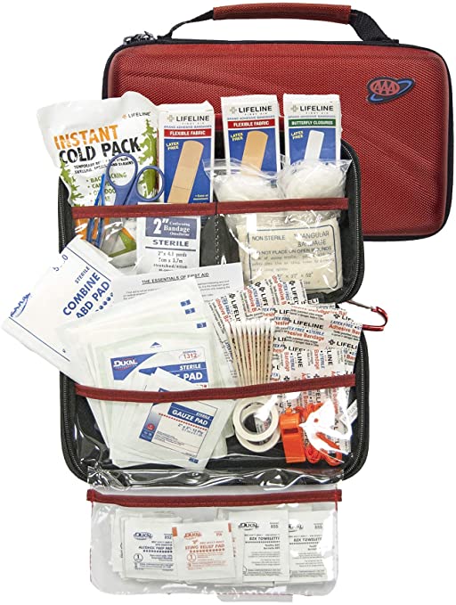 AAA 121 Piece Road Trip First Aid Kit