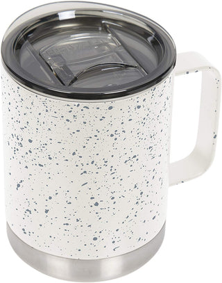 FIFTY/FIFTY 12oz Insulated Camp Mug with Slide Lid - White/Slate Speckled Camp Mug with Slide Lid product image 4