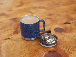 FIFTY/FIFTY 15oz Insulated Camp Mug with Slide Lid - White/Slate Speckled Camp Mug with Slide Lid product image 3