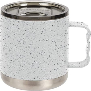FIFTY/FIFTY 15oz Insulated Camp Mug with Slide Lid - White/Slate Speckled Camp Mug with Slide Lid