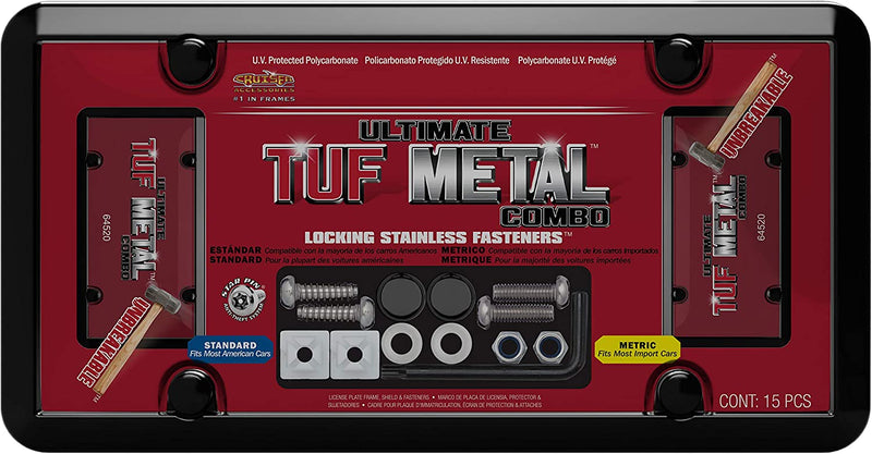 Cruiser Accessories Ultimate Tuf Metal Combo, Black/Smoke
