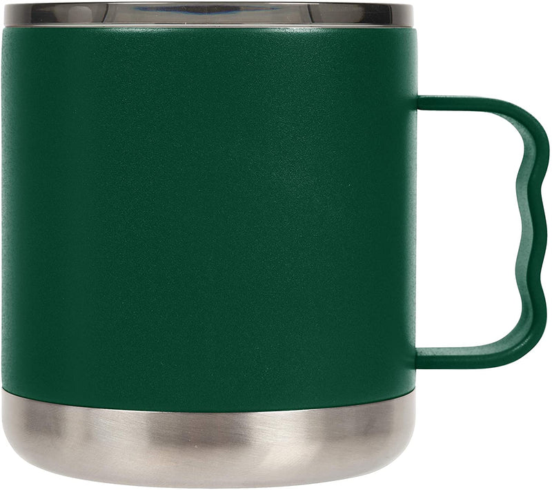 FIFTY/FIFTY 15oz - Forest Green Camp Mug with Slide Lid