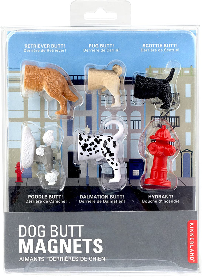 DOG BUTT MAGNETS SET OF 6