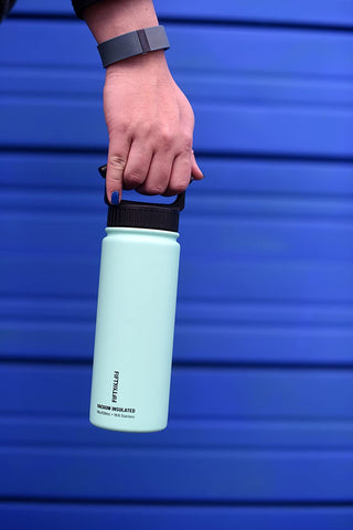 FIFTY/FIFTY 34oz Wide-Mouth Vacuum-Insulated Bottle - Lime Green product image 3
