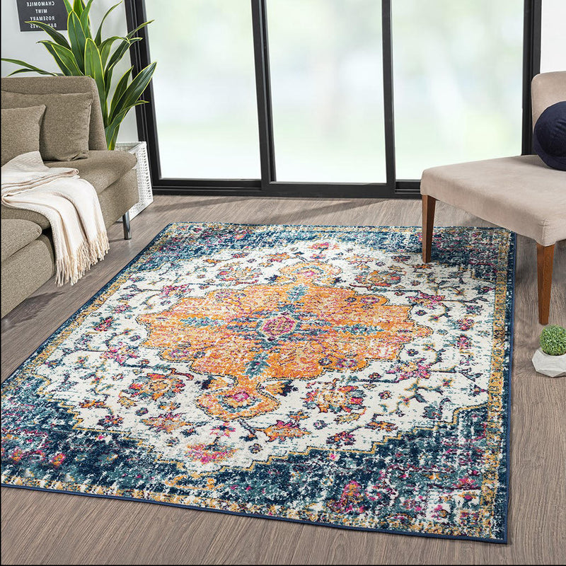 Home Outfitters Multi Boho Medallion Woven Area Rug 8x10&