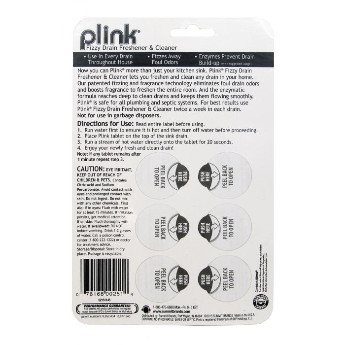 Plink Drain Freshener, Set of 6 home-place-store.myshopify.com [HomePlace] [Home Place] [HomePlace Store]