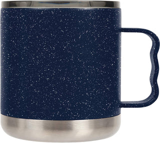 FIFTY/FIFTY 15oz Insulated Camp Mug with Slide Lid - Navy/White Speckled Camp Mug with Slide Lid product image 3